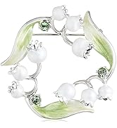 Amazon | [ヴァンドームブティック]ブローチ 白蝶貝 シマエナガ